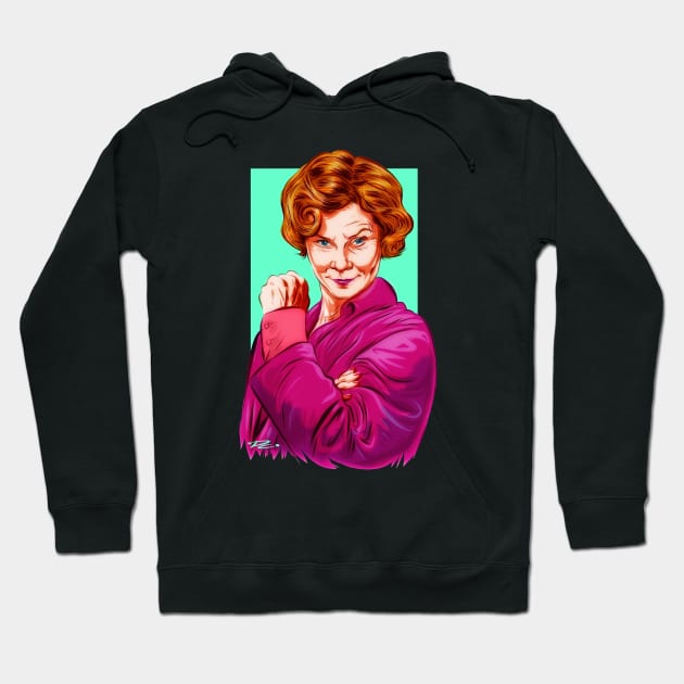 Imelda Staunton - An illustration by Paul Cemmick Hoodie by PLAYDIGITAL2020